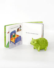 Load image into Gallery viewer, Where Is The Green Sheep? Large Green Sheep Toy and Book Set