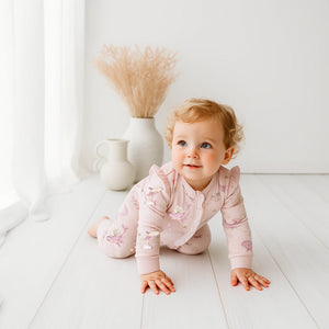 Whimsical Whale - Bamboo Zipsuit