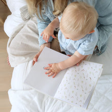 Load image into Gallery viewer, Classic White Linen Baby Memory Book