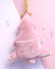 Load image into Gallery viewer, Pink Sequin Christmas Tree Decoration