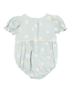 Tess Embroidered Daisy Bodysuit