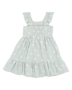 Tess Embroidered Daisy Dress
