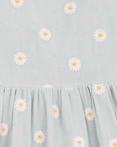 Tess Embroidered Daisy Dress