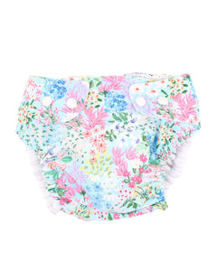 Lula Print Aqua Nappy