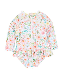 Eliana Print LS Sunsuit 000-2YR