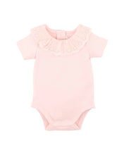 Load image into Gallery viewer, Pia Organic Lace Collar Bodysuit