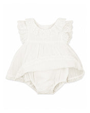 Load image into Gallery viewer, Willa Cream Overlay Bodysuit