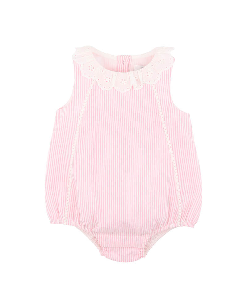 Willa Stripe Lace Collar Bodysuit