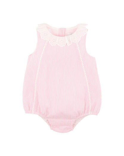 Willa Stripe Lace Collar Bodysuit