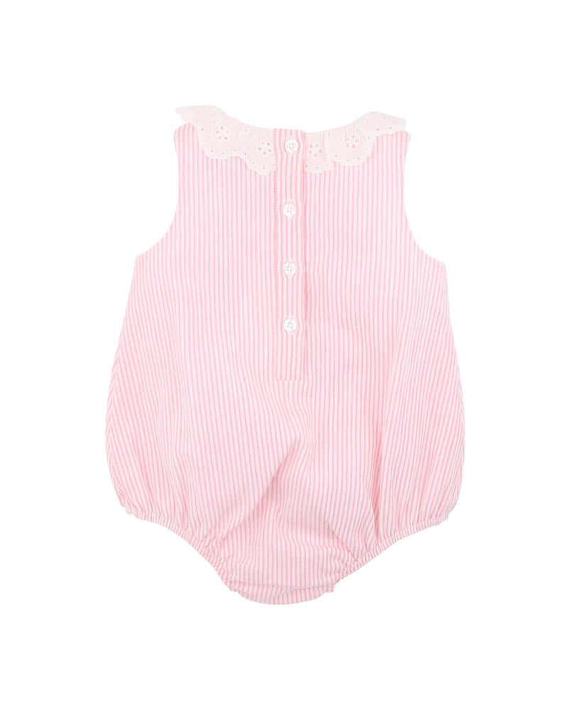 Willa Stripe Lace Collar Bodysuit