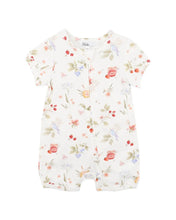 Load image into Gallery viewer, Poppy Organic SS Zip Romper