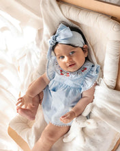 Load image into Gallery viewer, Poppy Embroidered Overlay Bodysuit