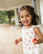 Load image into Gallery viewer, Poppy Strawberry Print Romper