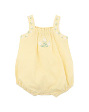 Load image into Gallery viewer, Libby Check Romper w Emb. Straps