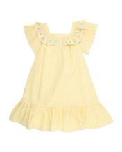 Load image into Gallery viewer, Libby Check Dress with Emb. Yoke