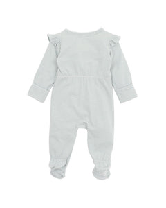 Lyla Stripe LS Zip Onesie