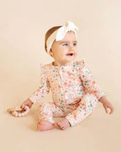 Load image into Gallery viewer, Fern Floral LS Organic Zipsuit