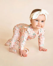 Load image into Gallery viewer, Fern Floral LS Organic Zipsuit