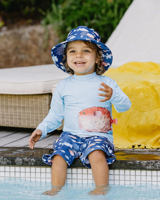 Aiden 3D Fish Rash Top SIZE 2YR