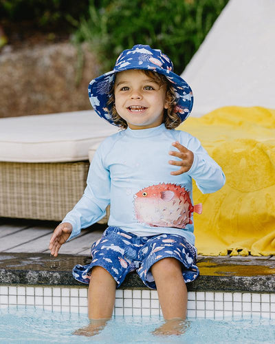 Aiden 3D Fish Rash Top SIZE 2YR