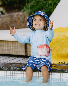 Aiden 3D Fish Rash Top SIZE 2YR