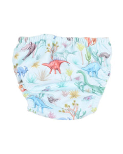 Denver Print Aqua Nappy