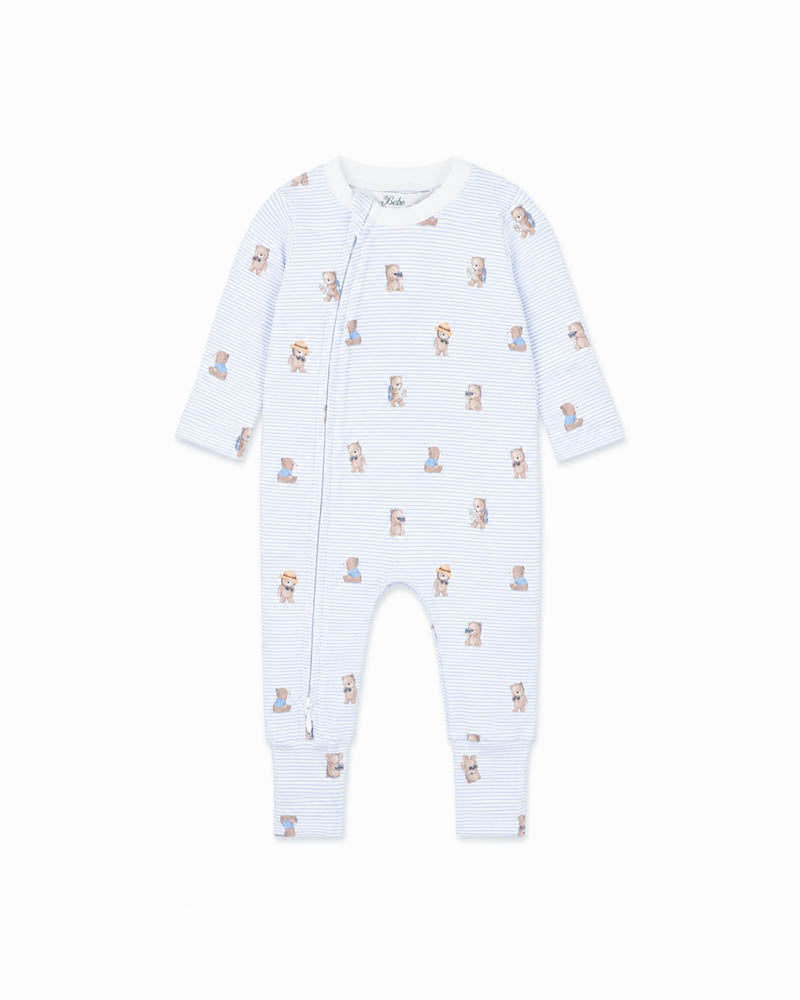 Brady Stripe Organic LS Zip Suit