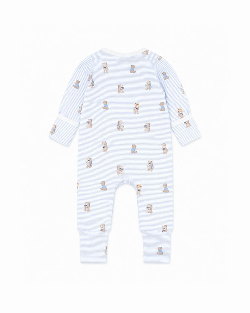 Brady Stripe Organic LS Zip Suit
