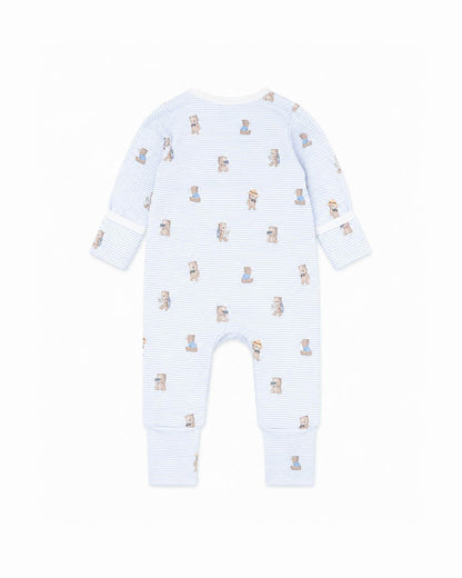 Brady Stripe Organic LS Zip Suit