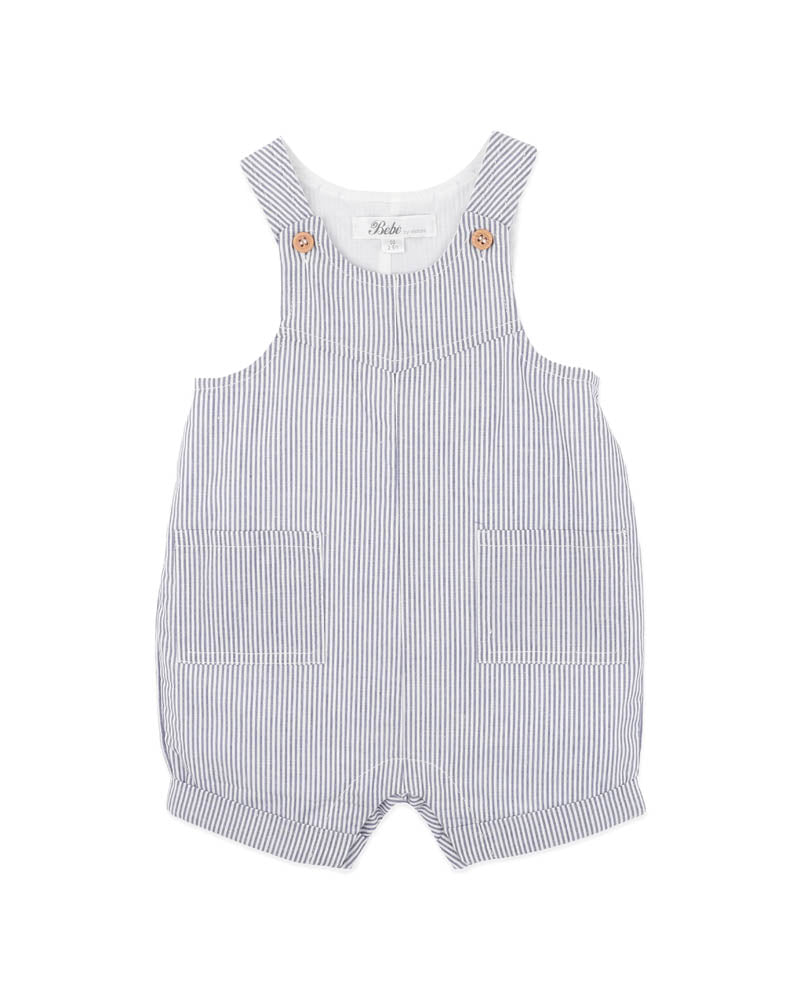 Brady Stripe Woven Overalls