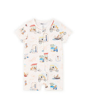 Load image into Gallery viewer, Alexi Organic SS Zip Romper
