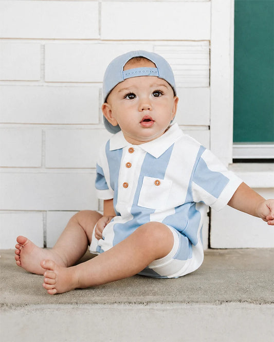 Max Stripe Rugby Romper