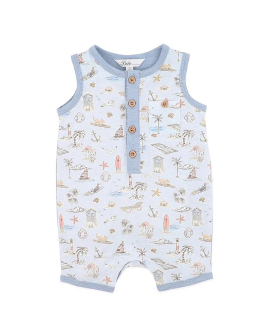 Max Print Puppy Romper