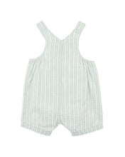 Load image into Gallery viewer, Evan Green Stripe Overalls