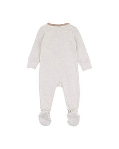 Matteo Stripe LS Zip Onesie