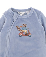 Load image into Gallery viewer, Alvin Velour Zip Onesie