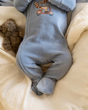 Load image into Gallery viewer, Alvin Velour Zip Onesie