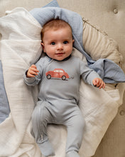 Load image into Gallery viewer, Alvin Stripe Organic LS Zipsuit