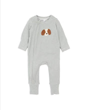 Load image into Gallery viewer, Otto Stripe LS Organic Zipsuit