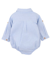 Load image into Gallery viewer, Jake Check Shirt Bodysuit