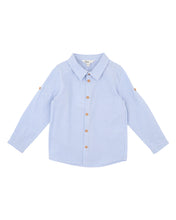 Load image into Gallery viewer, Jake Blue Check LS Shirt 2-7YR