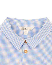 Load image into Gallery viewer, Jake Blue Check LS Shirt 2-7YR