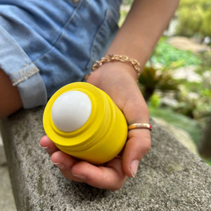 Sunshine Yellow Refillable Roll on Applicator 50ml