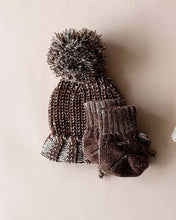 Load image into Gallery viewer, Chunky Cotton Beanie | Chocolate