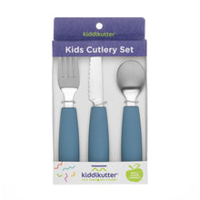 Load image into Gallery viewer, KiddiKutter Cutlery Set Sky Blue