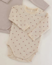 Load image into Gallery viewer, Fall Ditsy Waffle Long Sleeve Bodysuit