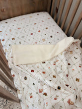 Load image into Gallery viewer, Cottage Picnic Fur Lined Cot Blanket