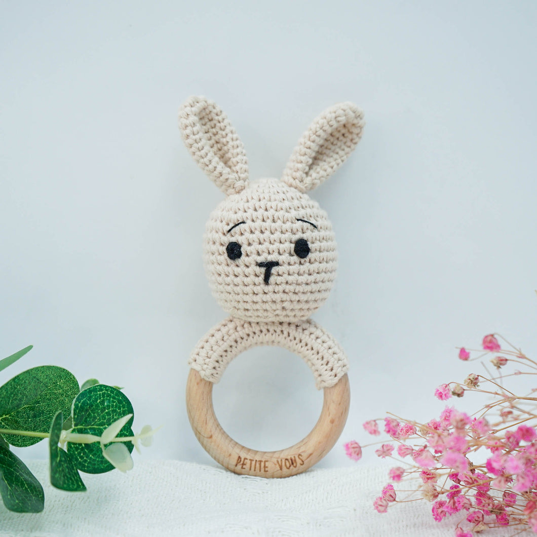 Crochet Ring Rattle | Brodie Bunny