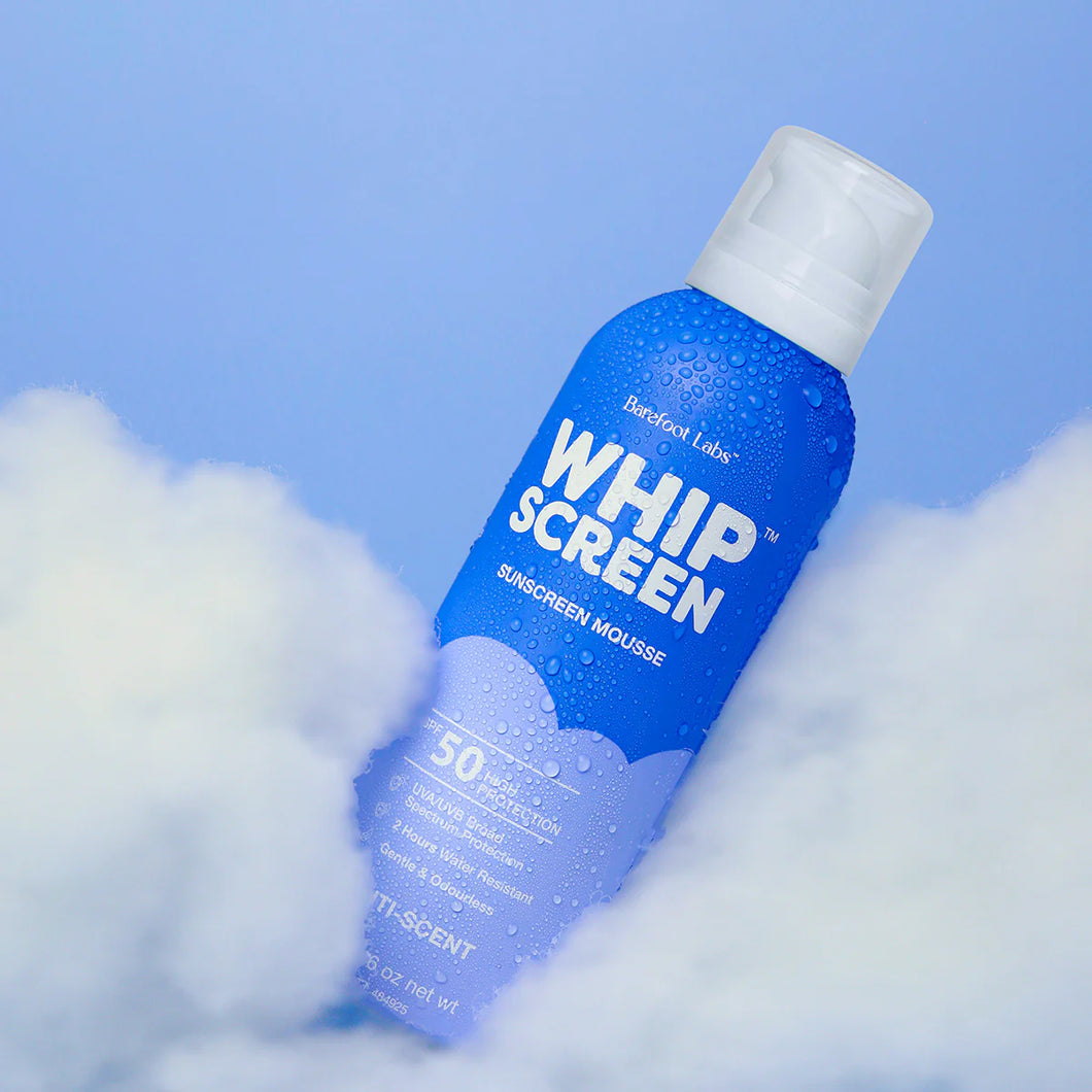 WhipScreen SPF50 Sunscreen Mousse | Anti-Scent
