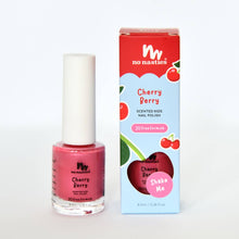 Load image into Gallery viewer, Water Based Scented Scratch Off Kids Nail Polish: Limited Edition Christmas - Candy Cane - Minty Green